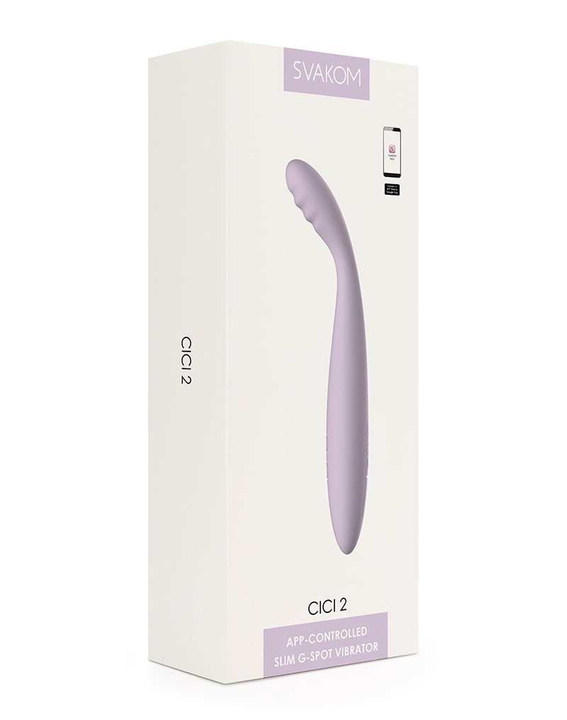 SVAKOM – Cici 2 – Vibrator mit App gesteuert – Lilac