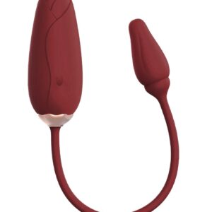 Viotec – Flora – Tragbarer Vibrator mit App-Steuerung – Gold und Weinrot