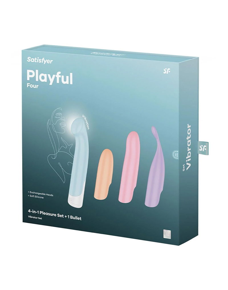 Satisfyer – Playful Four – Vibrator-Set – Mehrfarbig