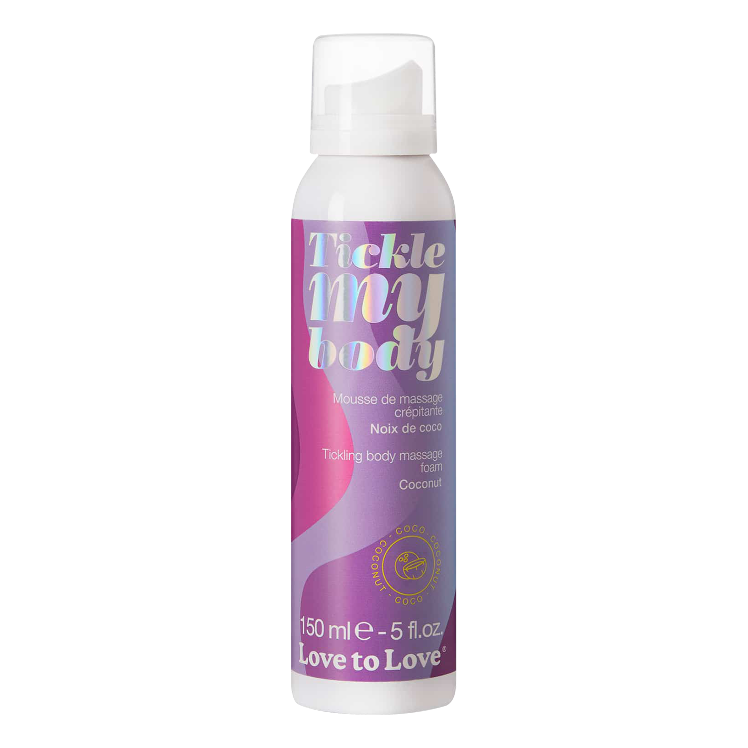 Love to Love – Tickle My Body – Massageschaum – Kokosnuss – 150 ml