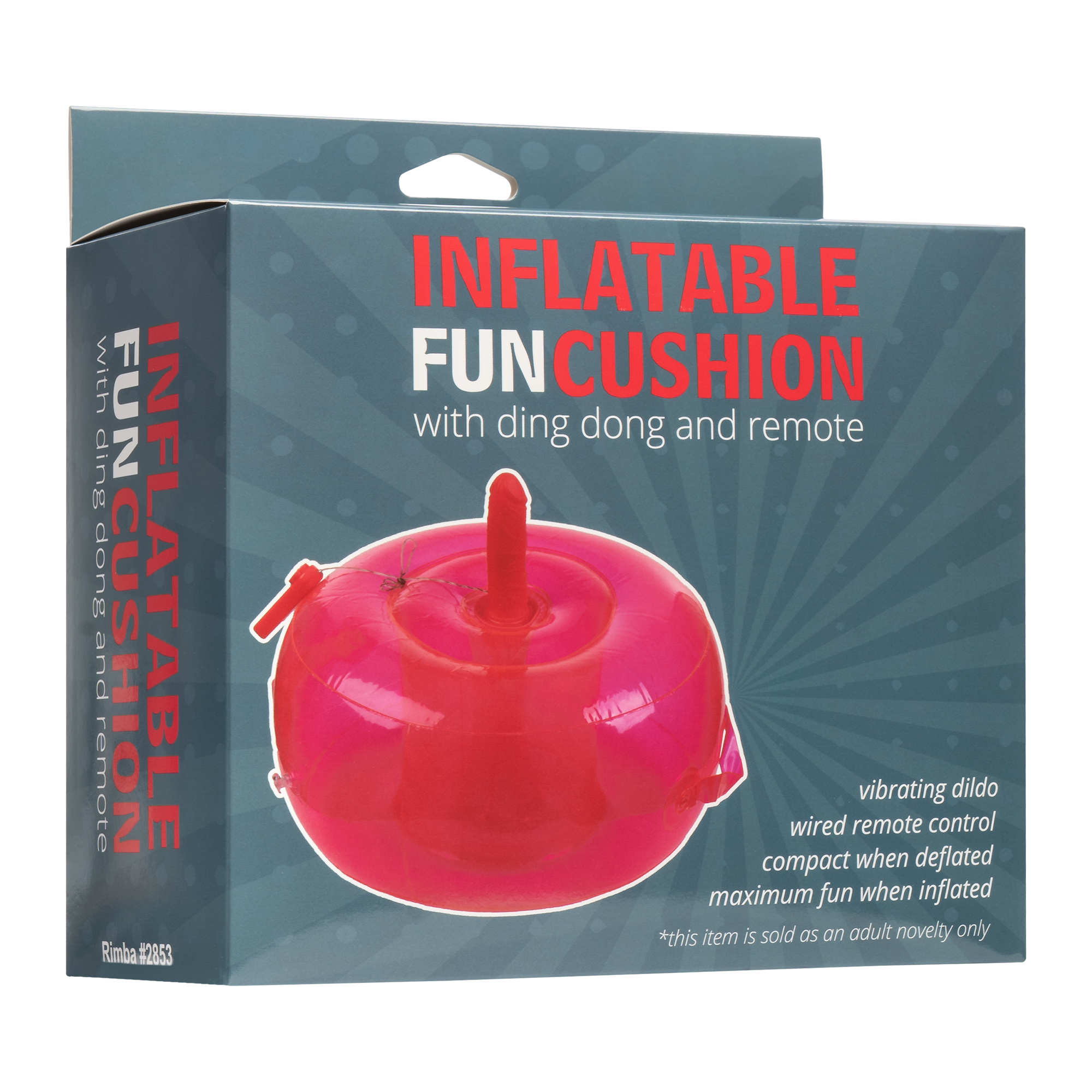 Inflatable Fun Cushion – mit Ding Dong und Fernbedienung – Pink