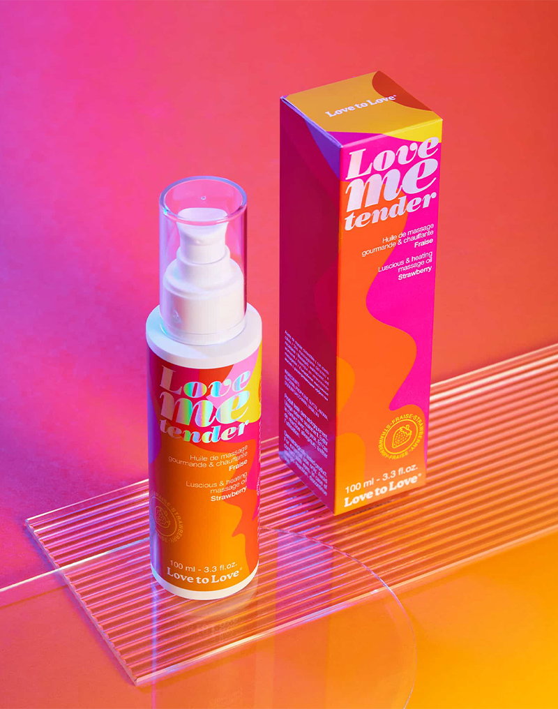 Love To Love – Love Me Tender Massageöl – Erdbeere
