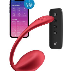 Satisfyer - Shiny Petal - Wearable Vibrator (mit App-Steuerung) - Rot