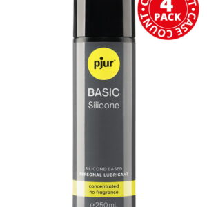 pjur - Basic - Gleitmittel auf Silikonbasis - 250 ml (4 Stück)
