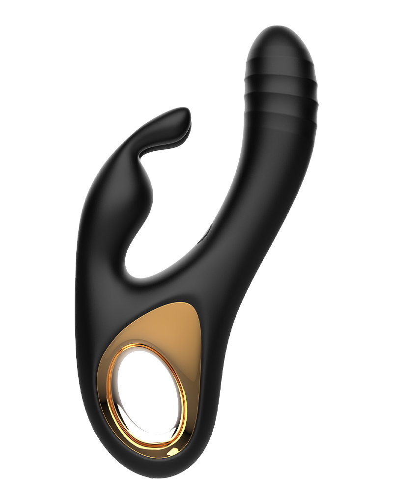 Rimba Toys - Sensual Nights SN09 - Thrusting Rabbit Vibrator - Schwarz – Bild 8