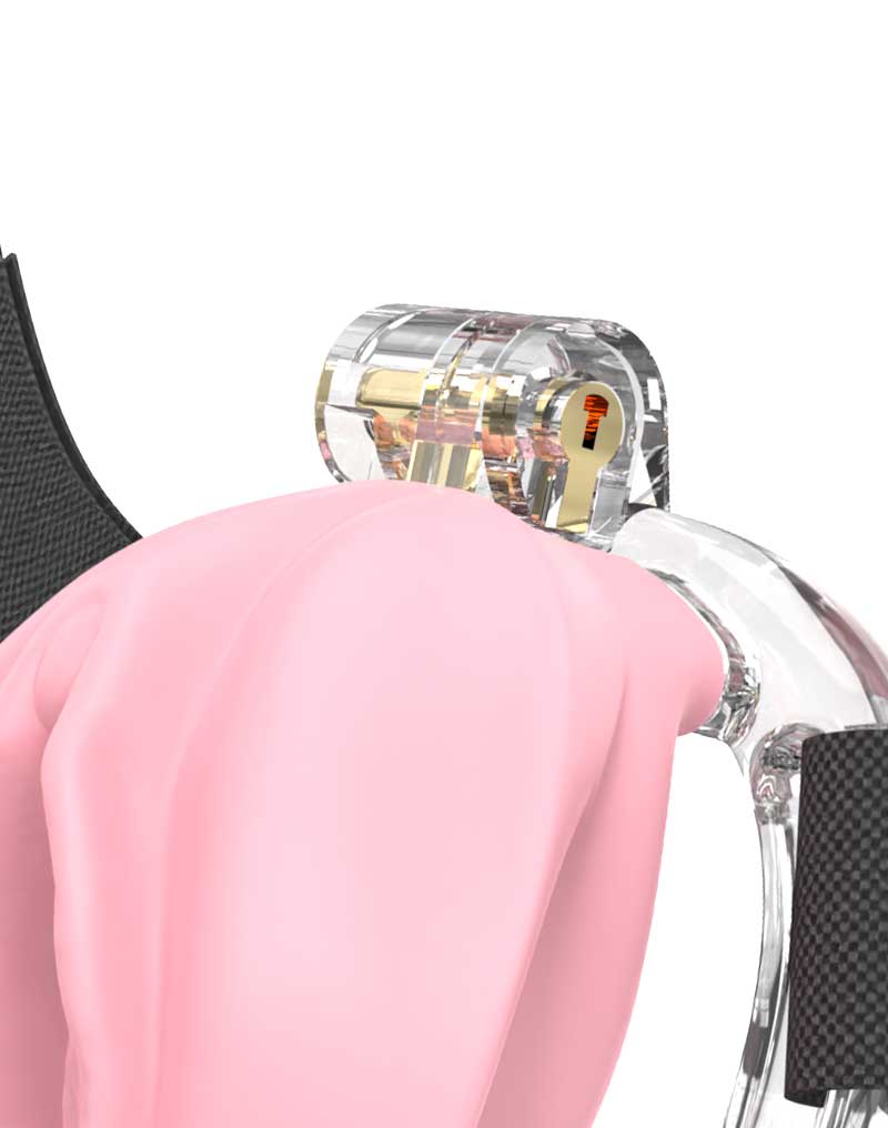 Rimba P-Cage – P-Cage PC10 – Peniskäfig Pussy – Transparent, Rosa
