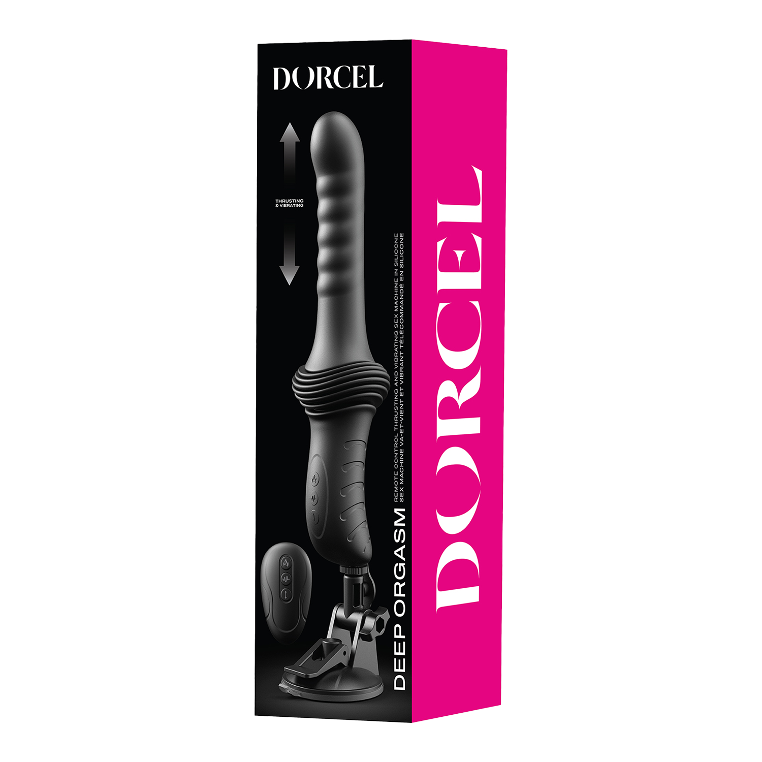 Dorcel – Deep Orgasm – Stoßvibrator – Schwarz