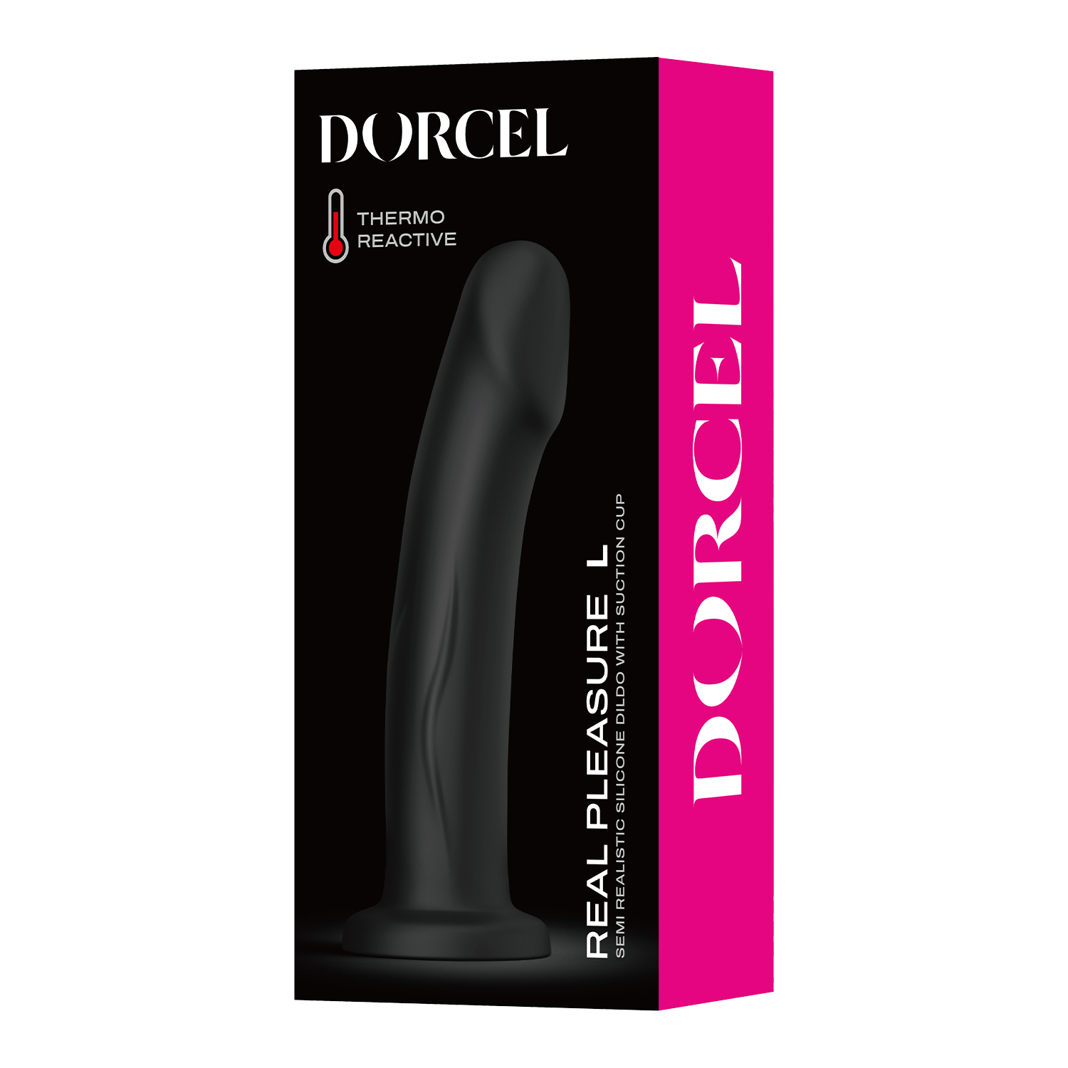 Dorcel – Real Pleasure Dildo – Größe L – Schwarz