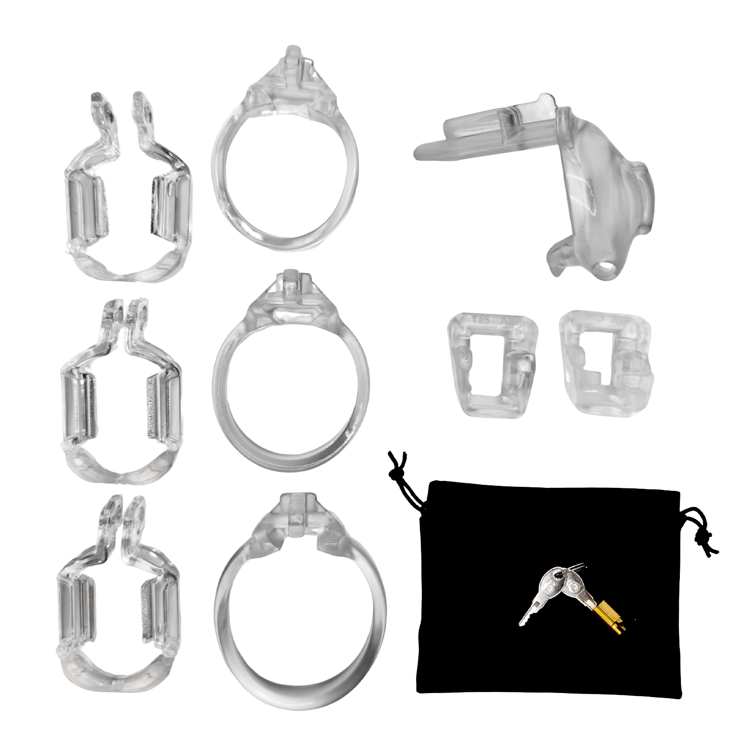 The Vice Mach 2 – Keuschheitskäfig Clitty – Transparent