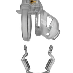 The Vice Mach 2 – Keuschheitskäfig Mini – Transparent