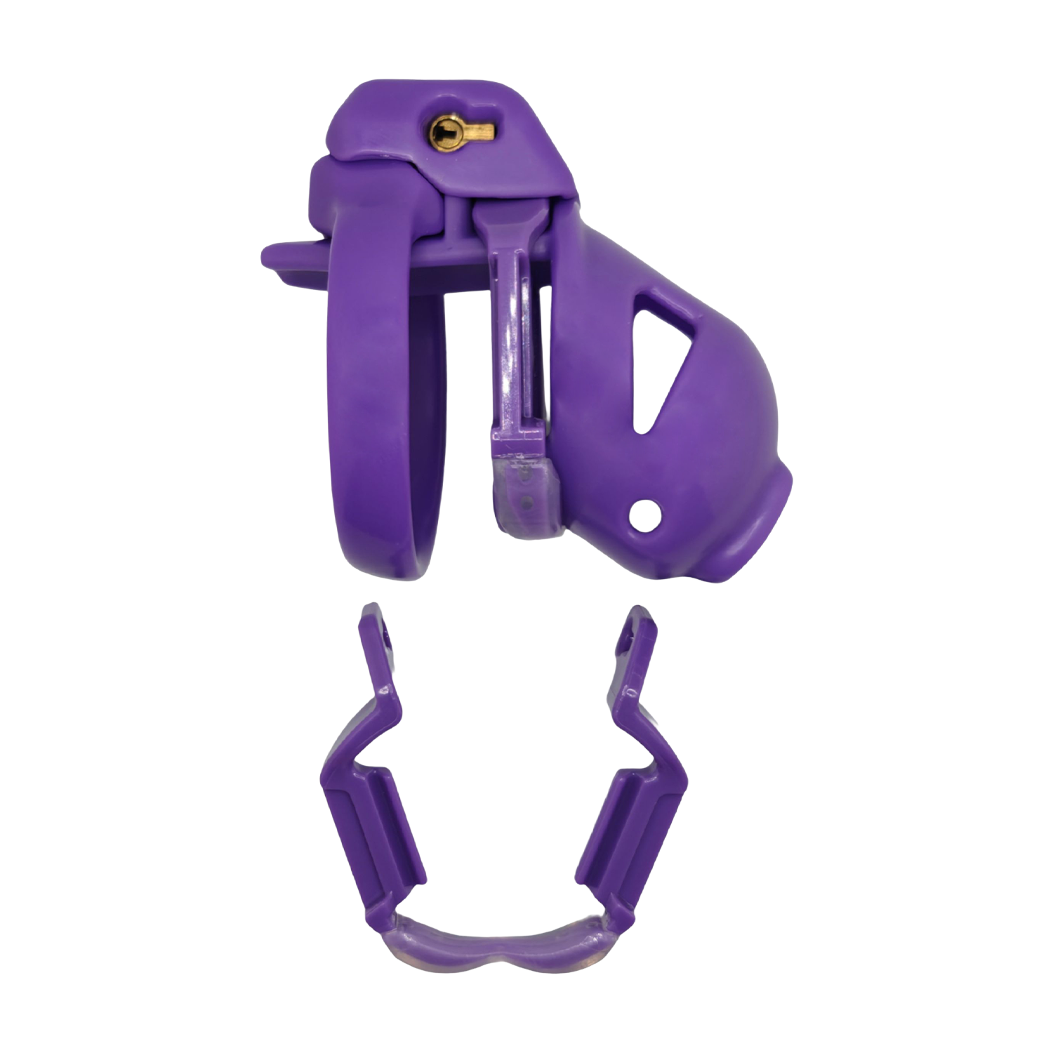 The Vice Mach 2 – Keuschheitskäfig Mini – Lila – Bild 8