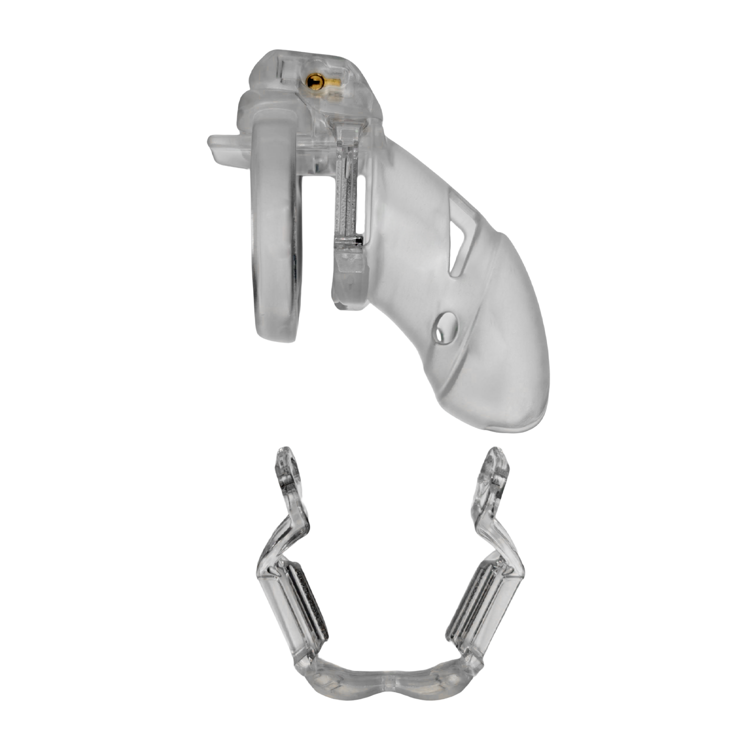 The Vice Mach 2 – Keuschheitskäfig Plus – Transparent – Bild 8