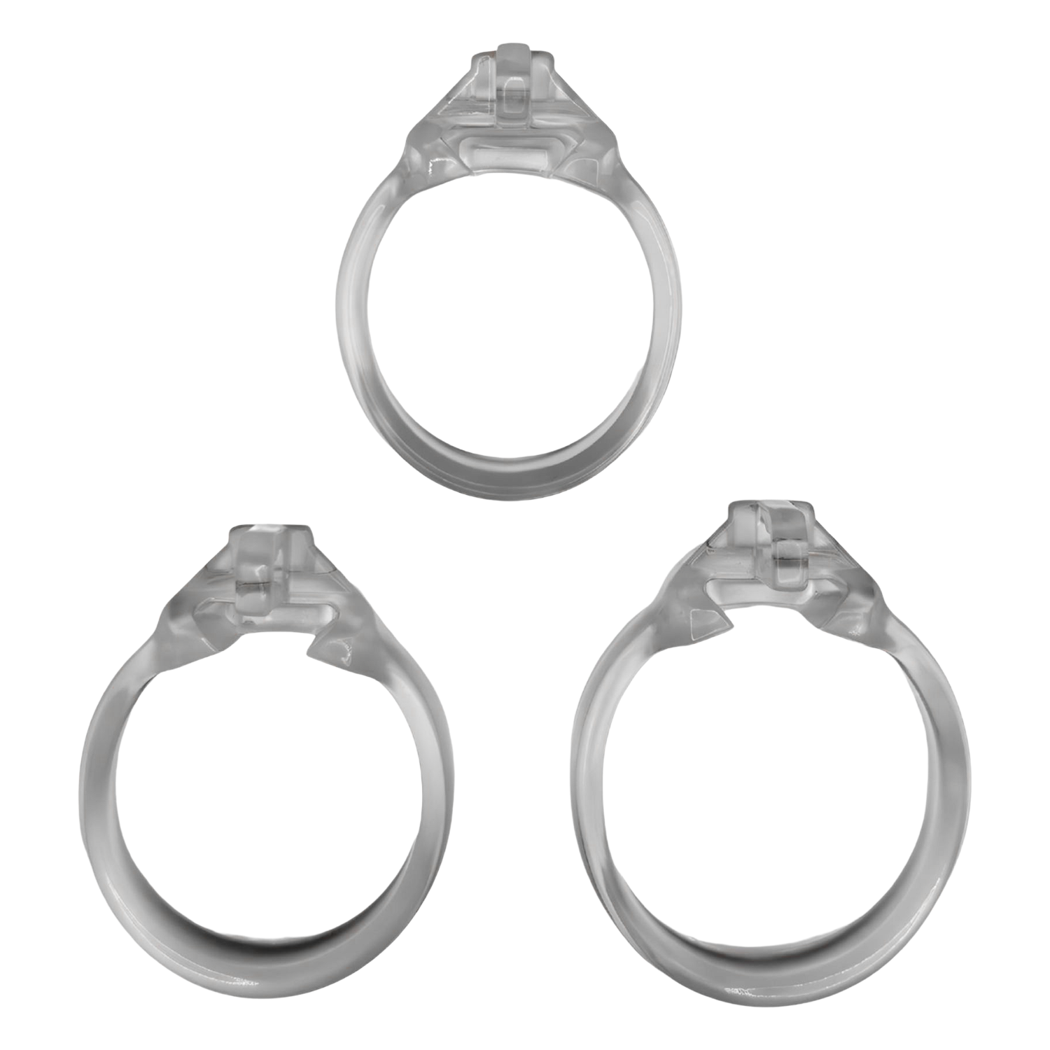 The Vice Mach 2 – Keuschheitskäfig Plus – Transparent – Bild 5
