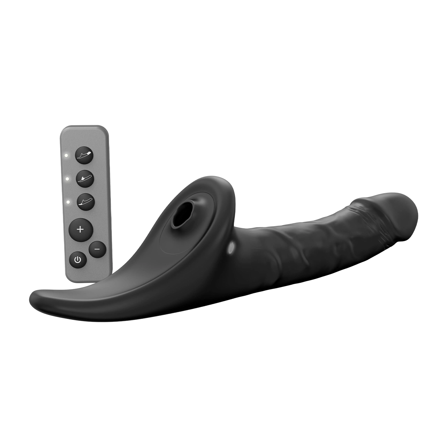 Strap-On-Me – Realistischer Multi-Orgasmus-Dildo – Größe XL – Schwarz – Bild 4