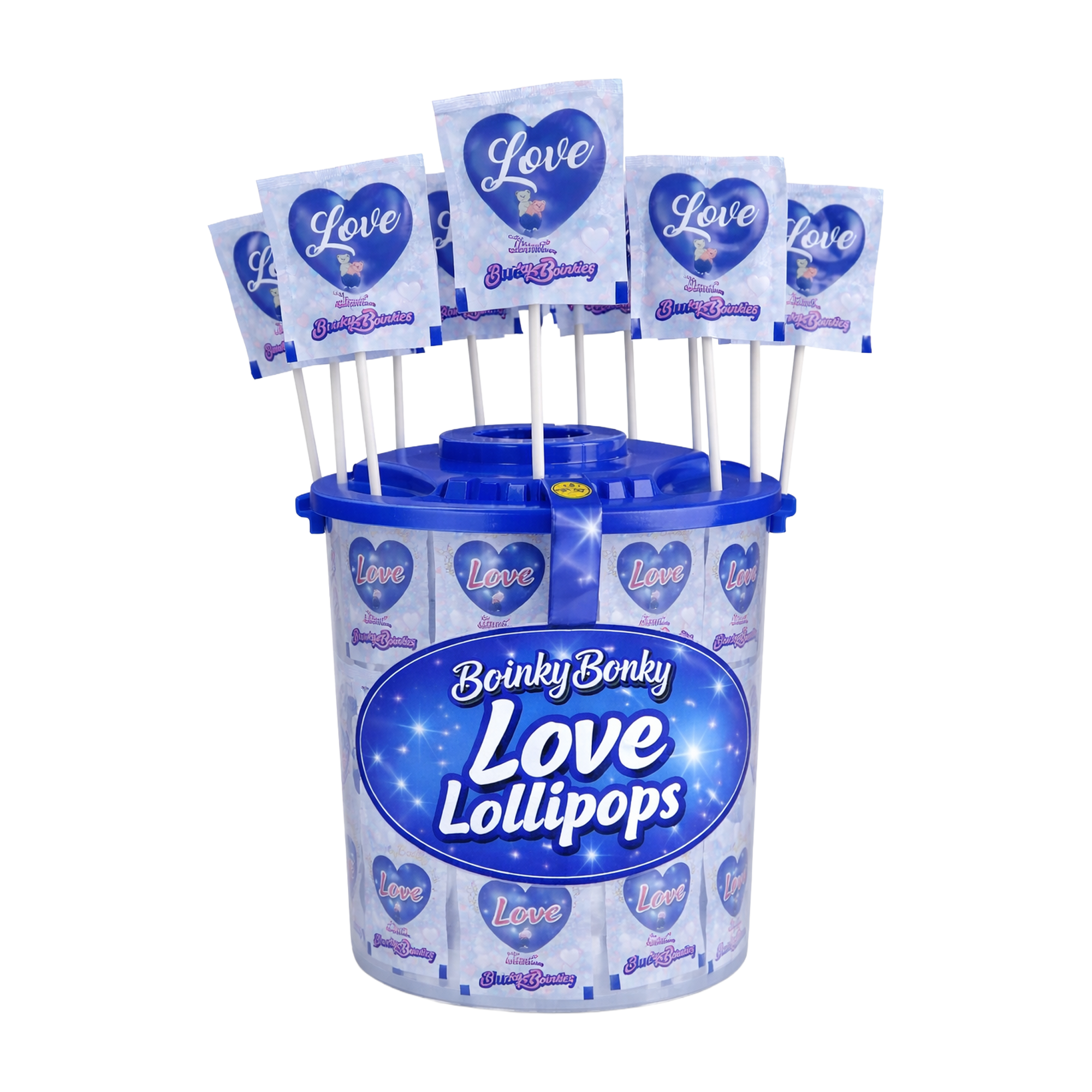 Boinky – Lutscher „Blue Bucket“ – 100 Stück