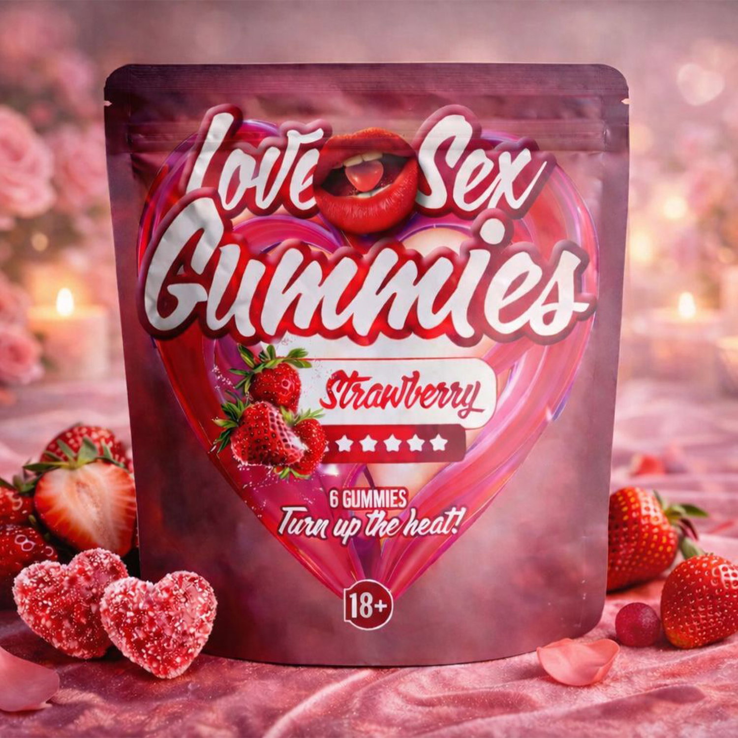 Boinky – Love Sex Gummies – Erdbeere – Großpackung 250 Stück