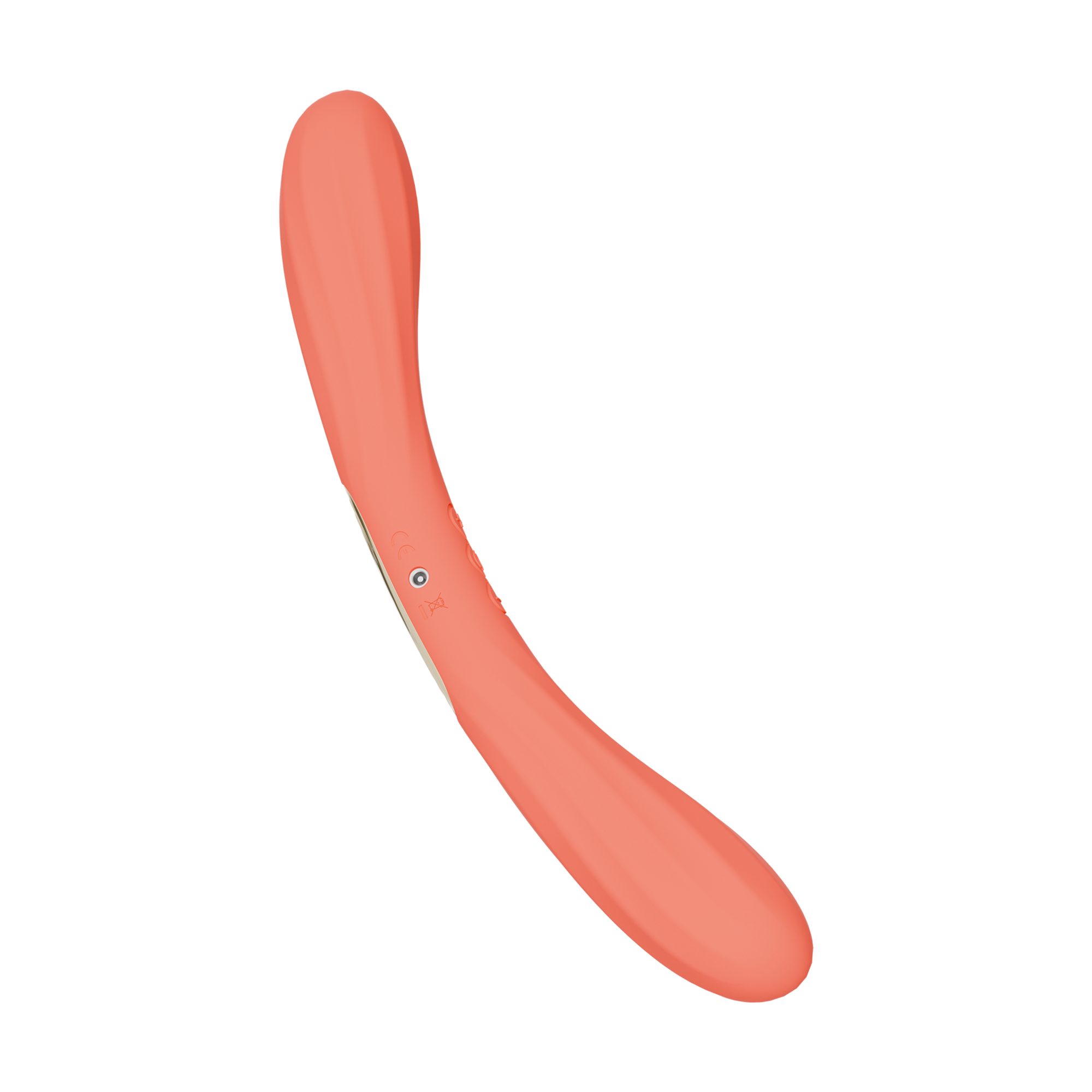 LELO – BOOMERANG™ – Doppelseitiger Vibrator – Korallenrot – Bild 4