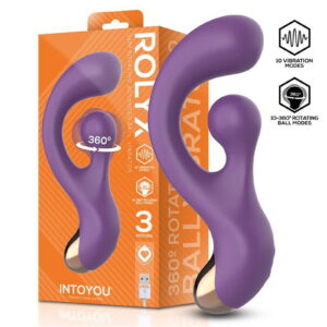 IY – Rolyx – Hochwertiger, um 360° drehbarer Vibrator – Lila