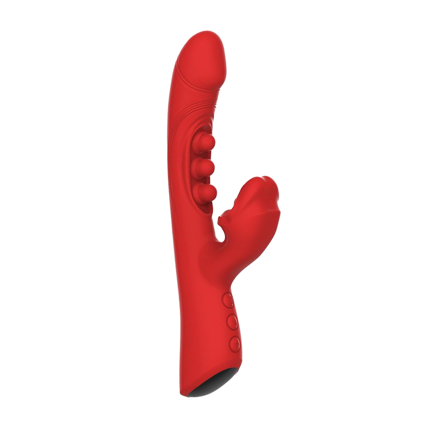 IY – Trixy – Mundvibrator mit dreifacher Klopffunktion und App-Steuerung – Rot