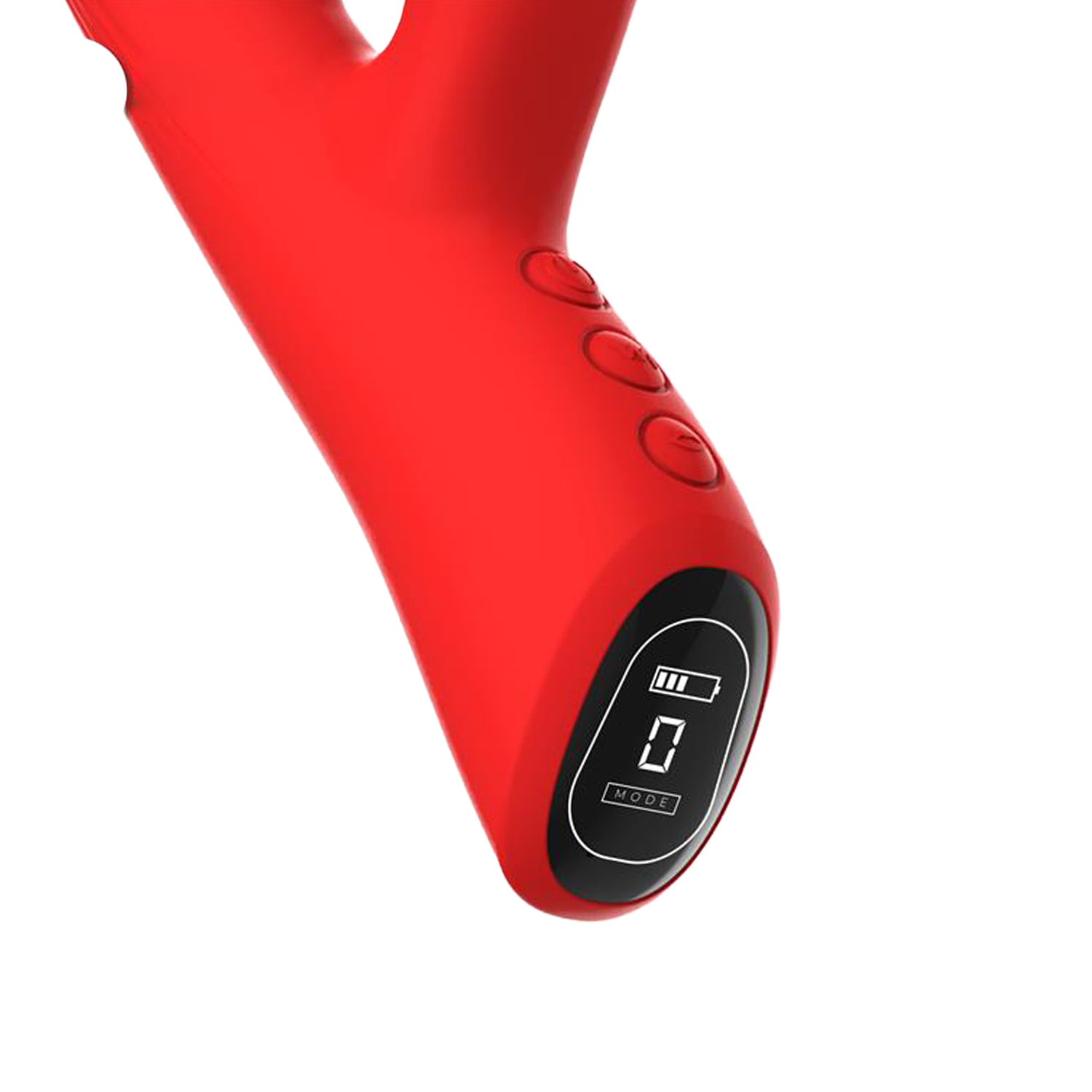 IY – Trixy – Mundvibrator mit dreifacher Klopffunktion und App-Steuerung – Rot – Bild 6