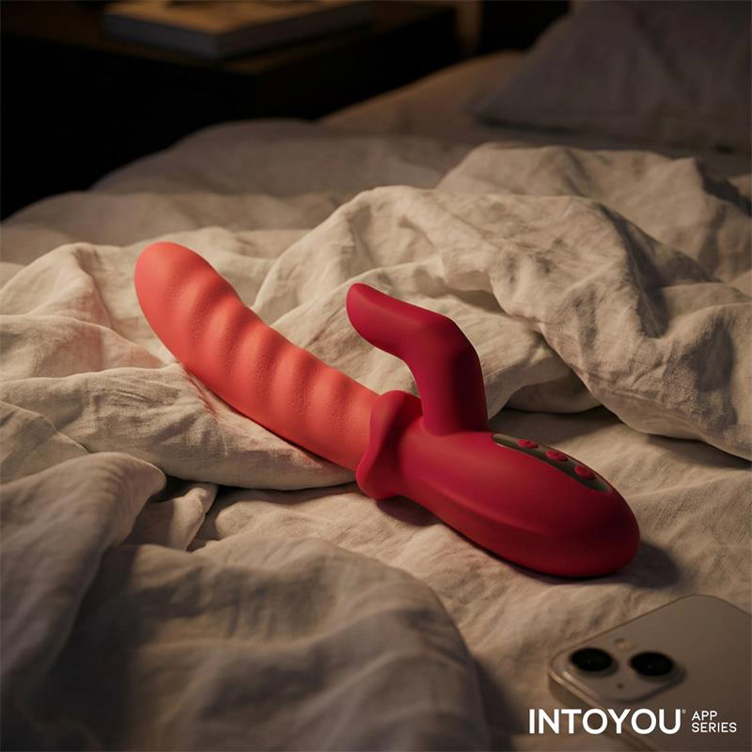 IY – Tingly – Vibrator mit Schwingfunktion und Fingeraufsatz, per App steuerbar – Rot – Bild 13