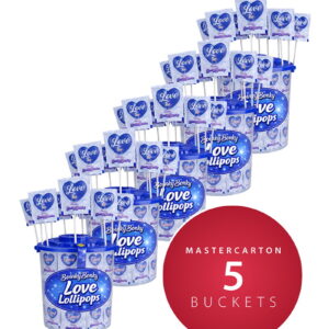 Boinky – Lutscher, blauer Eimer, 100 Stück – 5 Eimer
