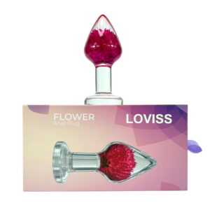 LOVISS – Gomphrena Globosa – Gartenblumen-Analplug – Transparent