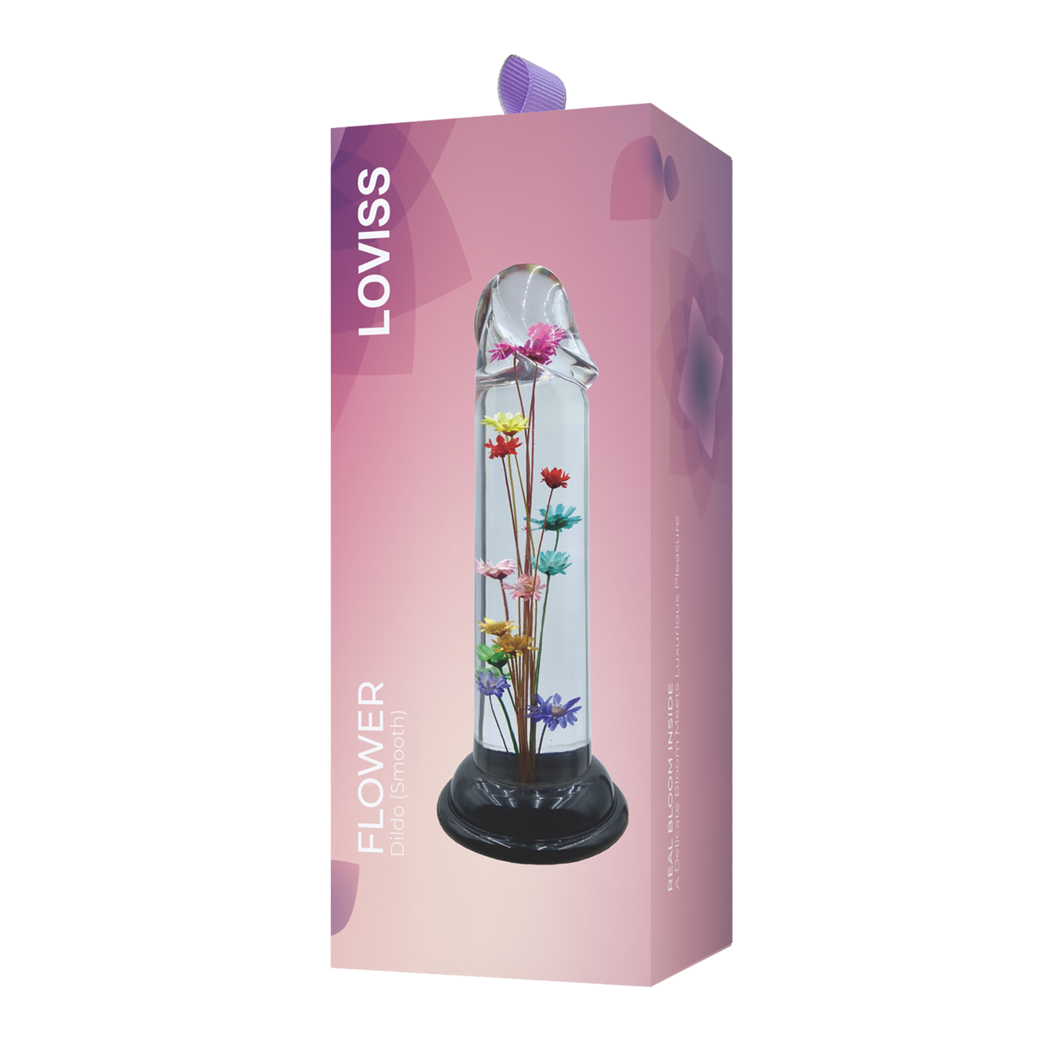 LOVISS – Helichrysum – Garden Flower Dildo Smooth – Transparent – Bild 3