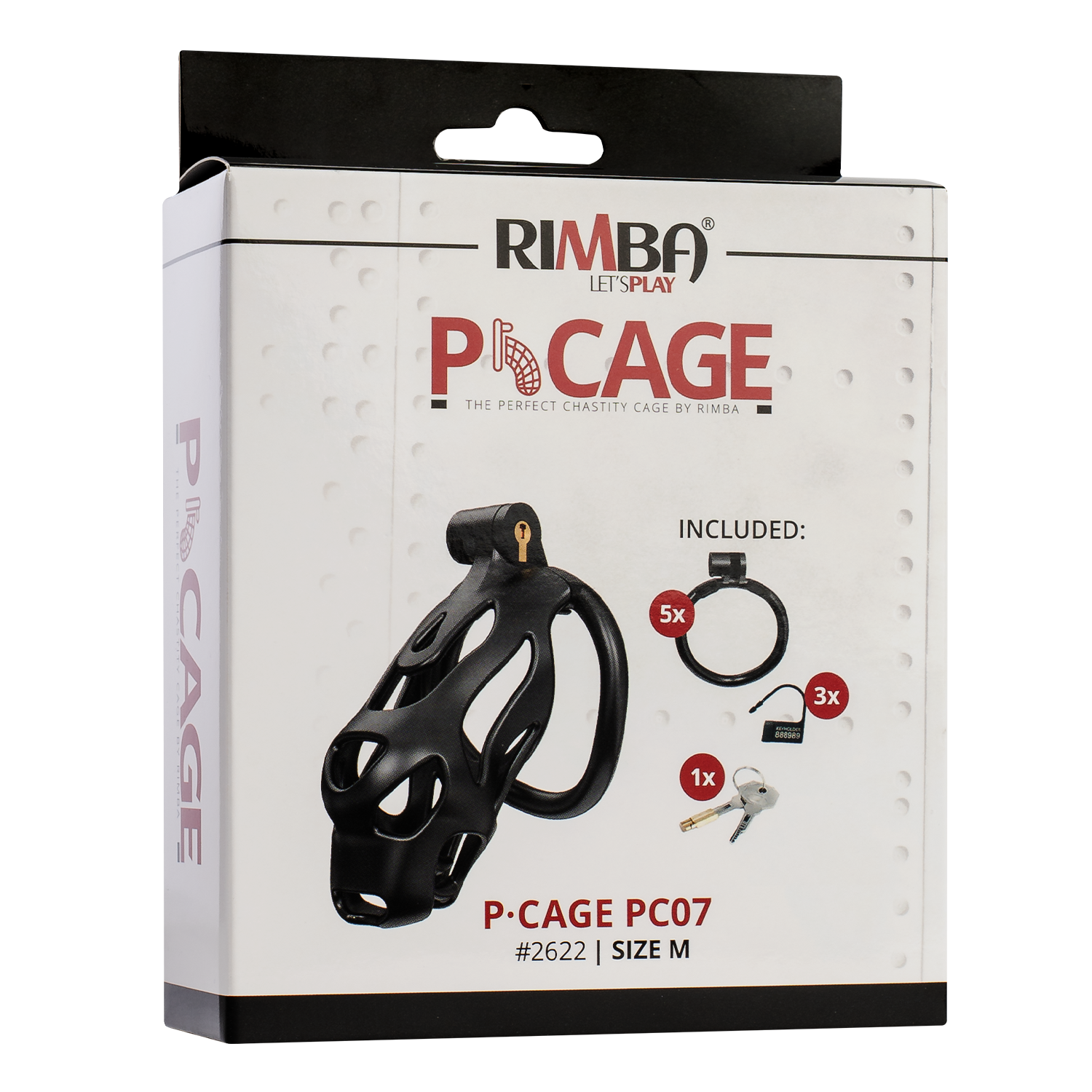Rimba P-Cage - P-Cage PC07 - Peniskäfig Größe M - Schwarz – Bild 3