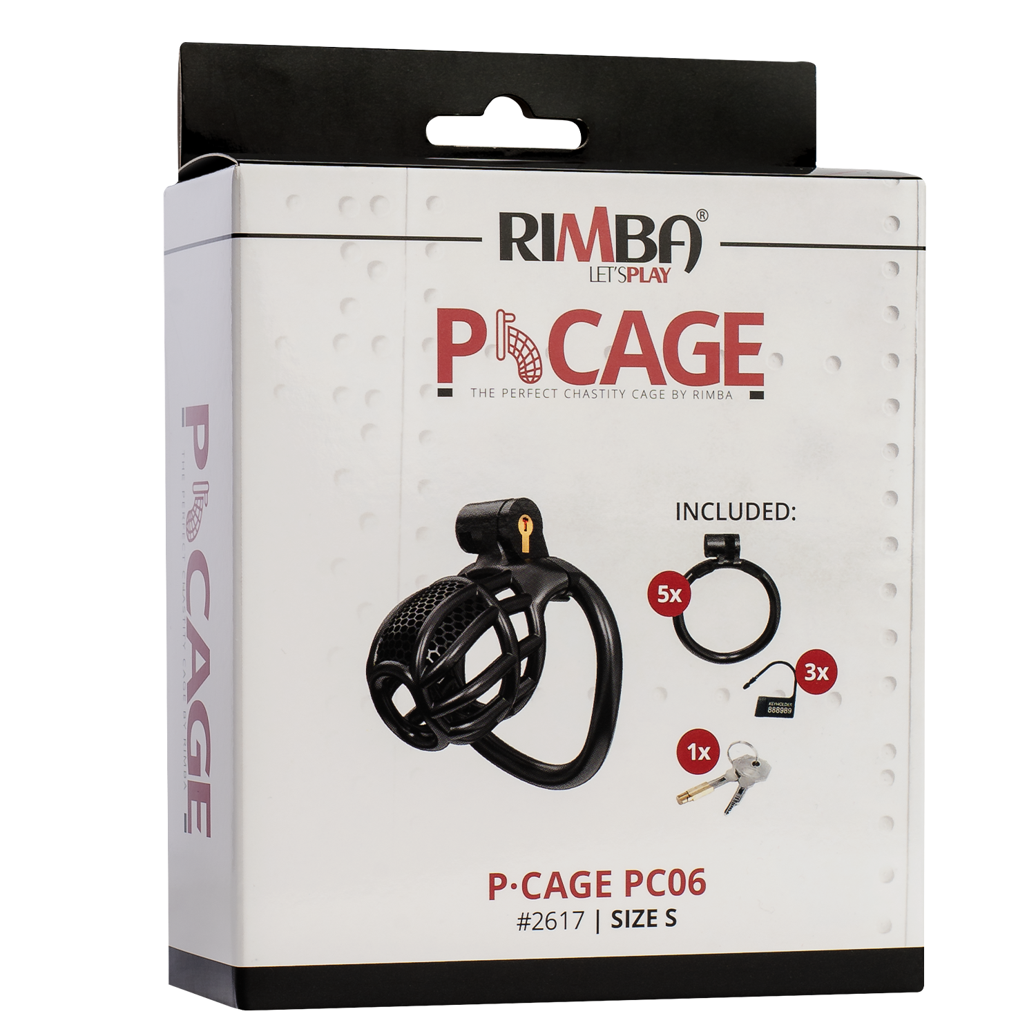 Rimba P-Cage - P-Cage PC06 - Peniskäfig Größe S - Schwarz – Bild 3