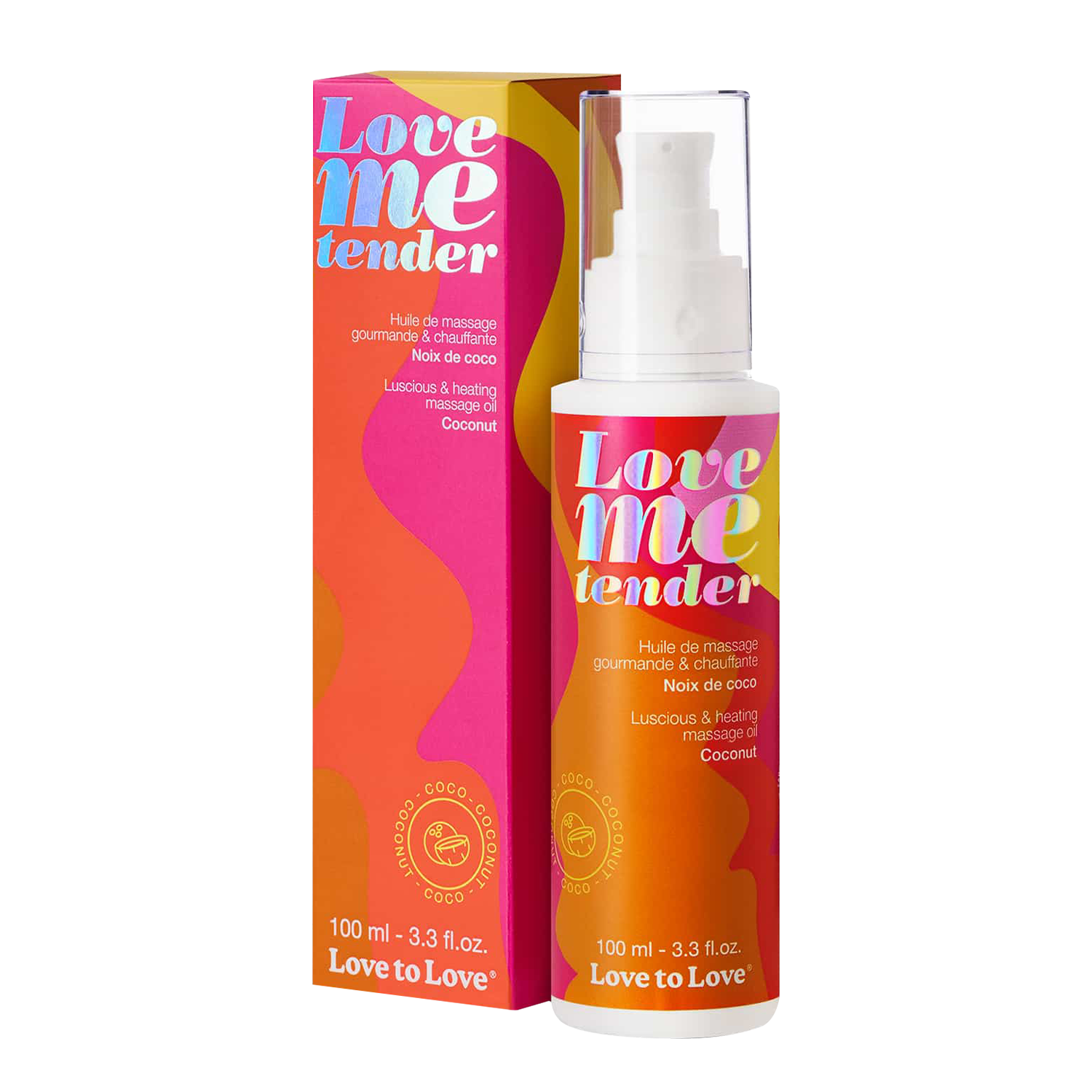 Love To Love – Love Me Tender Massageöl – Kokosnuss