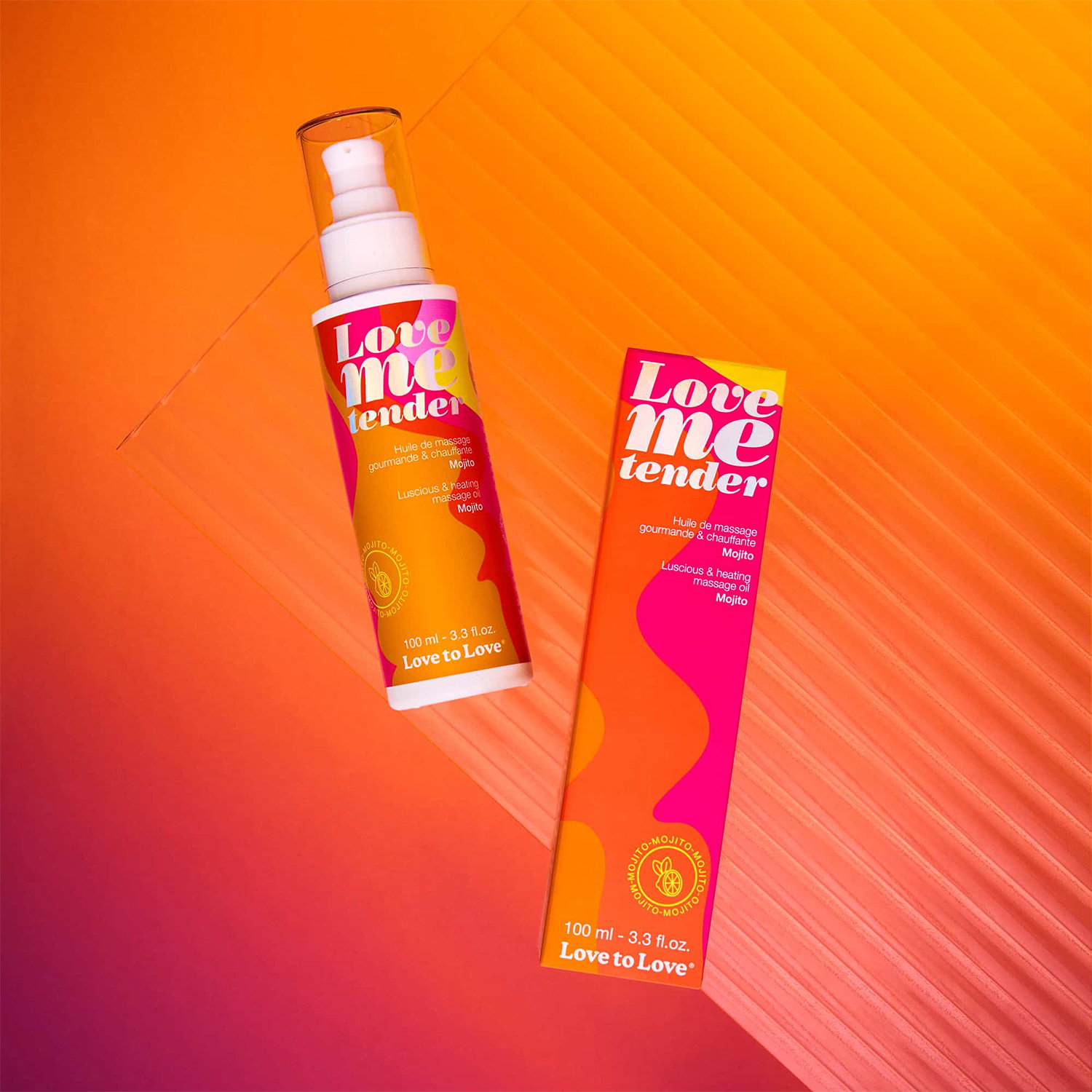 Love To Love – Love Me Tender Massageöl – Mojito – Bild 3