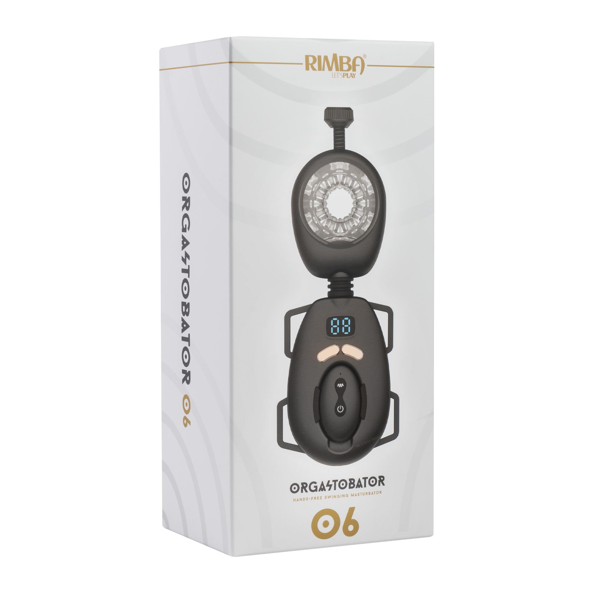 Rimba Toys – Orgastobator 06 – Masturbator für Männer mit Schwingfunktion – Schwarz – Bild 9