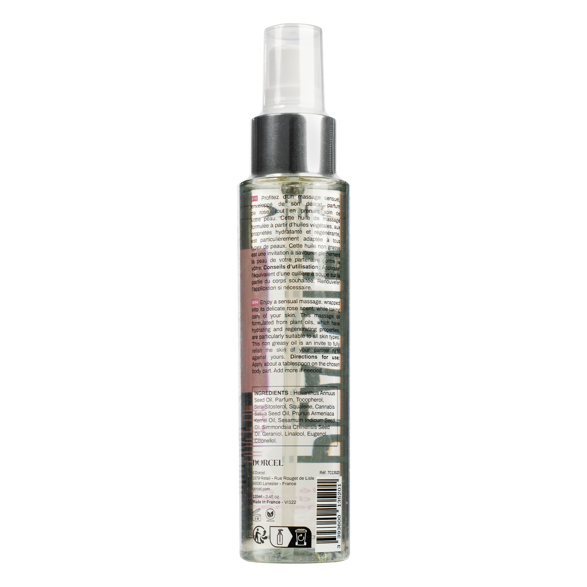 Dorcel - Plaisir - Wild Rose -Massageöl - 100 ml – Bild 2