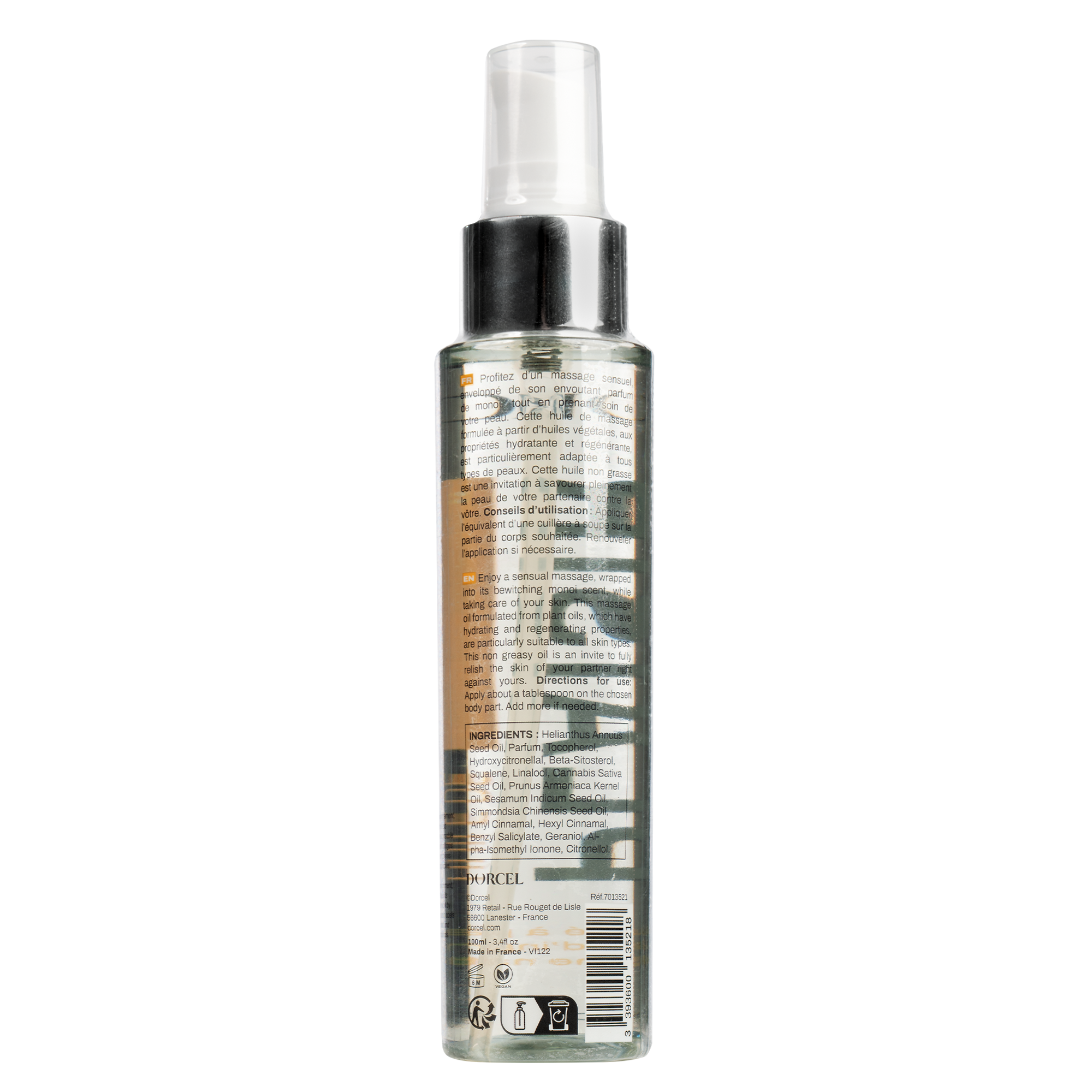 Dorcel – Plaisir – Tahiti Monoï – Massageöl – 100 ml