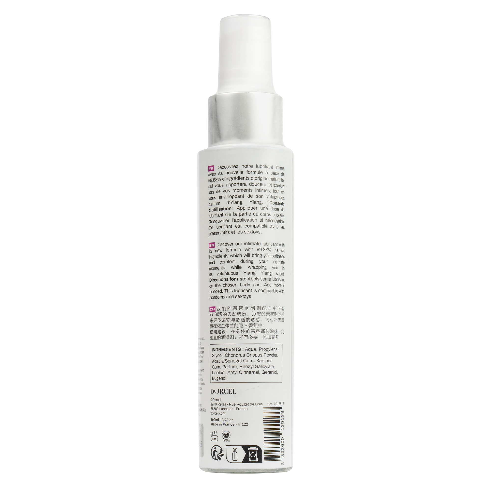 Dorcel – Plaisir – Ylang Ylang – Gleitmittel Naturel – 100 ml