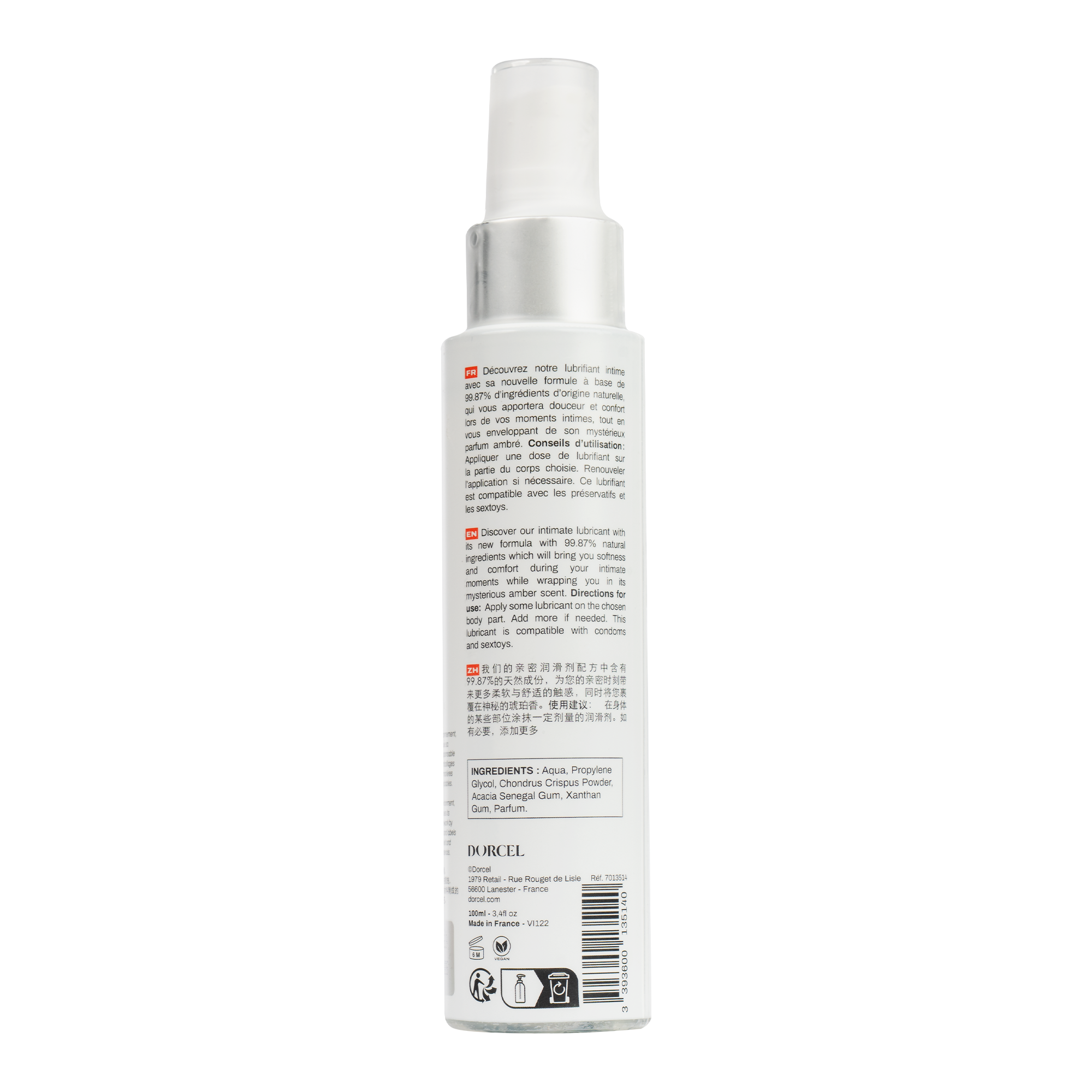 Dorcel – Plaisir – Fleur D’orient – Natürliches Gleitmittel – 100 ml