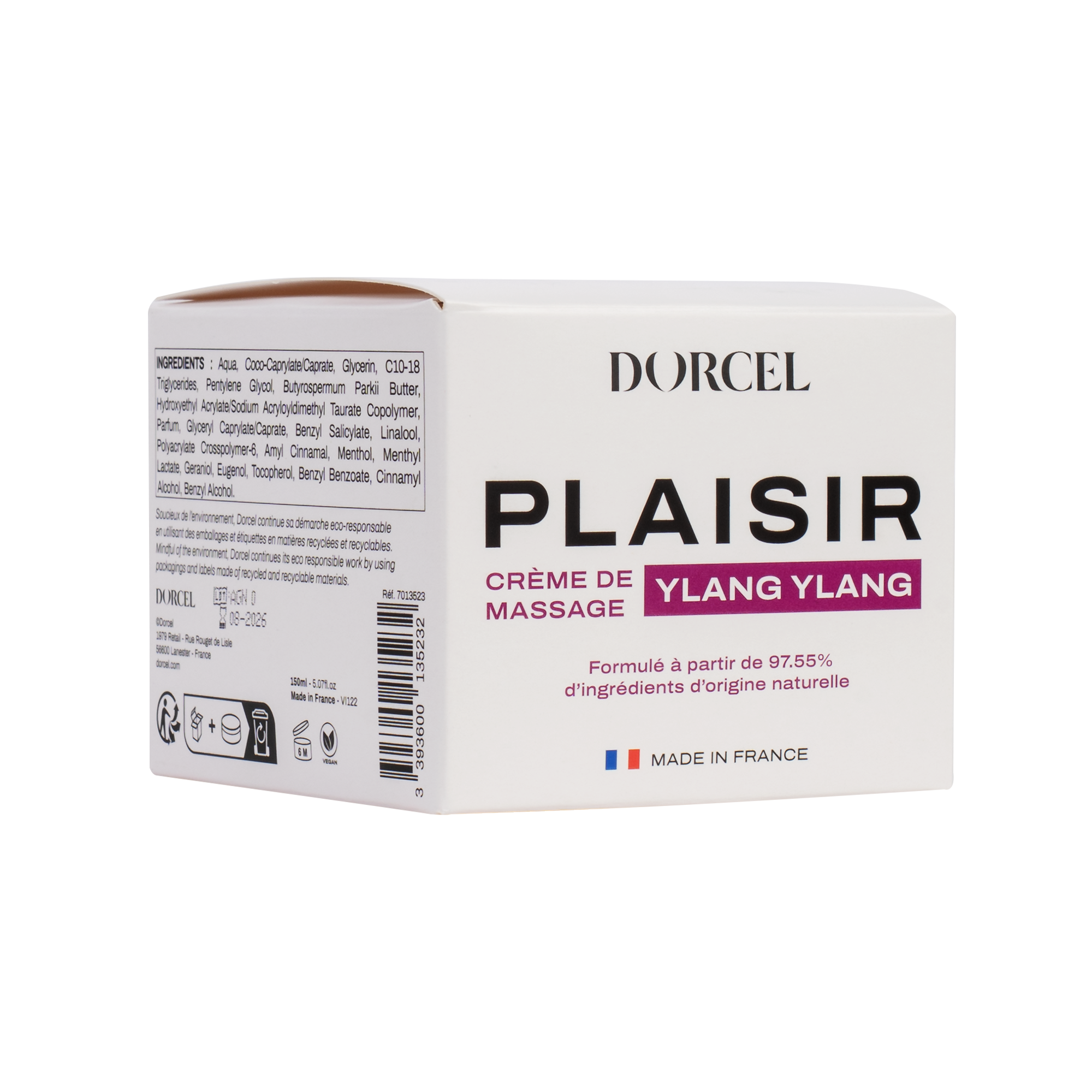 Dorcel – Plaisir – Ylang Ylang – Massagecreme – 150 ml