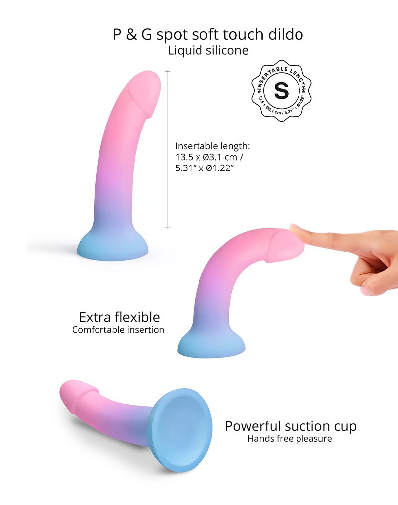 Love to Love – Utopia – Dildolls – Größe S – Rosa/Violett/Blau – Bild 6
