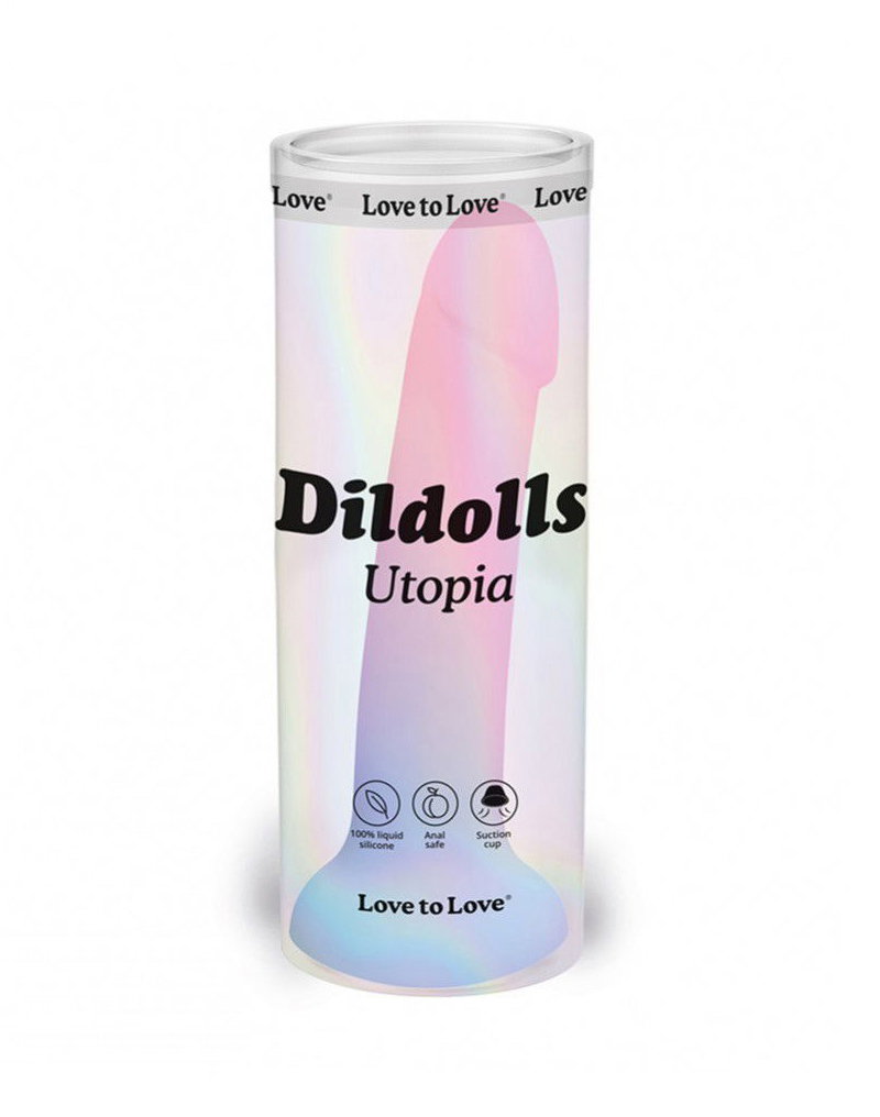 Love to Love – Utopia – Dildolls – Größe L – Rosa/Violett/Blau