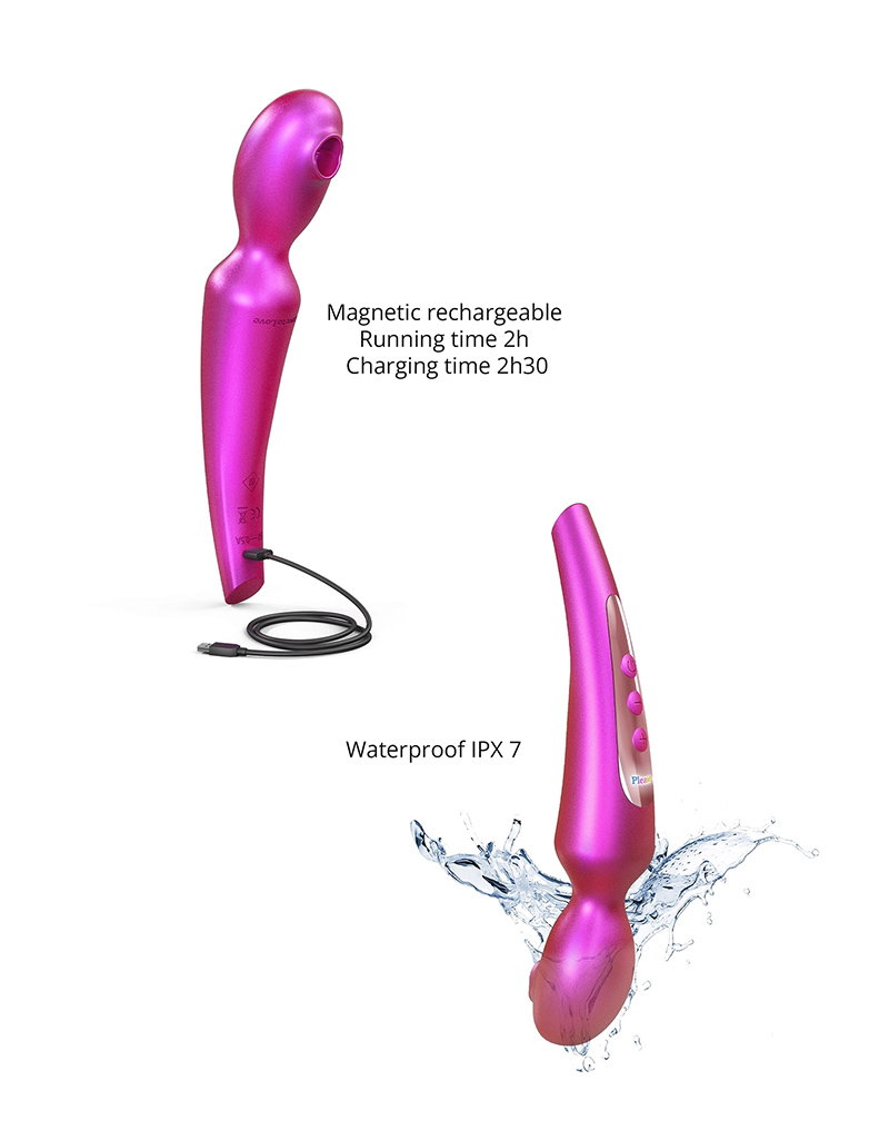 Love to Love – Pleaser – Wandvibrator – Iridescent Berry – Bild 4