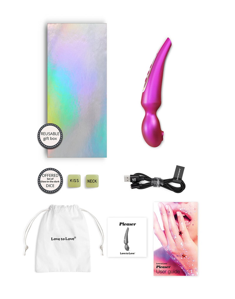 Love to Love – Pleaser – Wandvibrator – Iridescent Berry – Bild 5