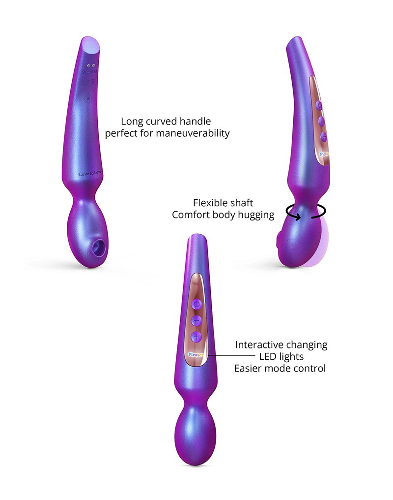 Love to Love – Pleaser – Wandvibrator – Iridescent Night – Bild 3