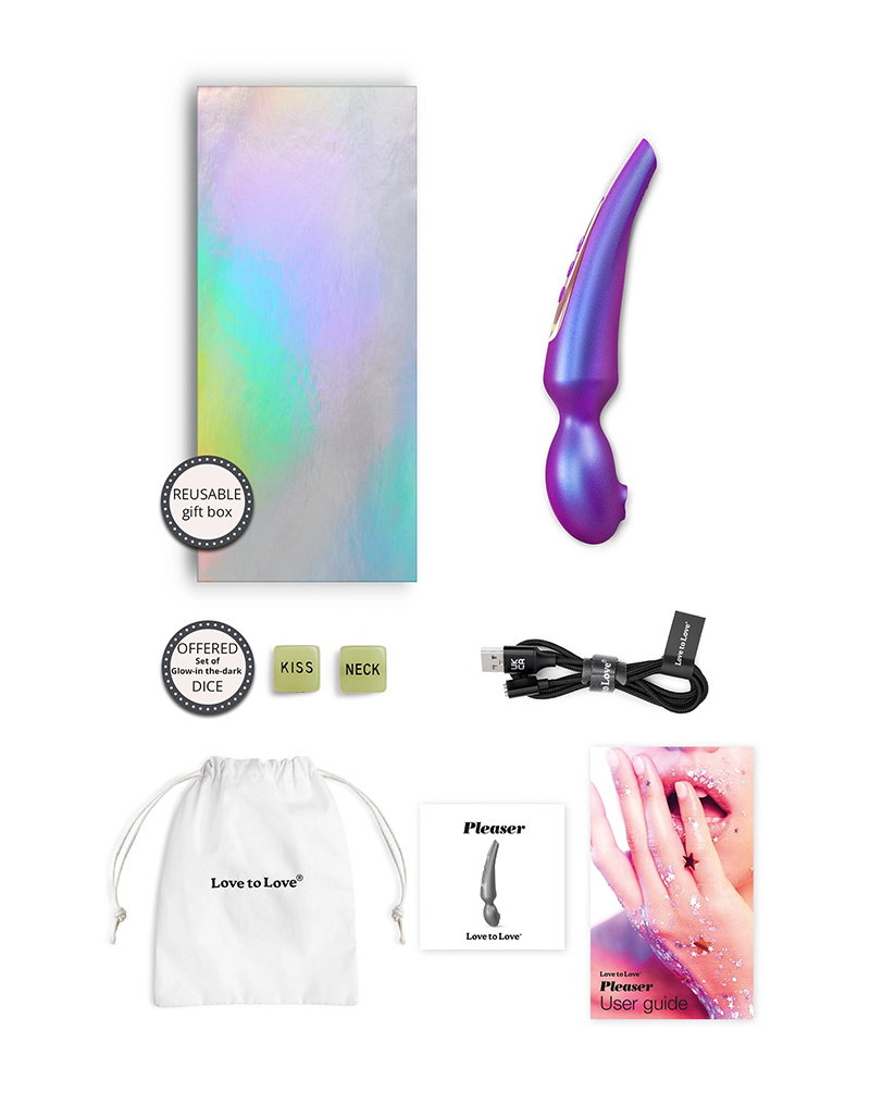 Love to Love – Pleaser – Wandvibrator – Iridescent Night – Bild 5