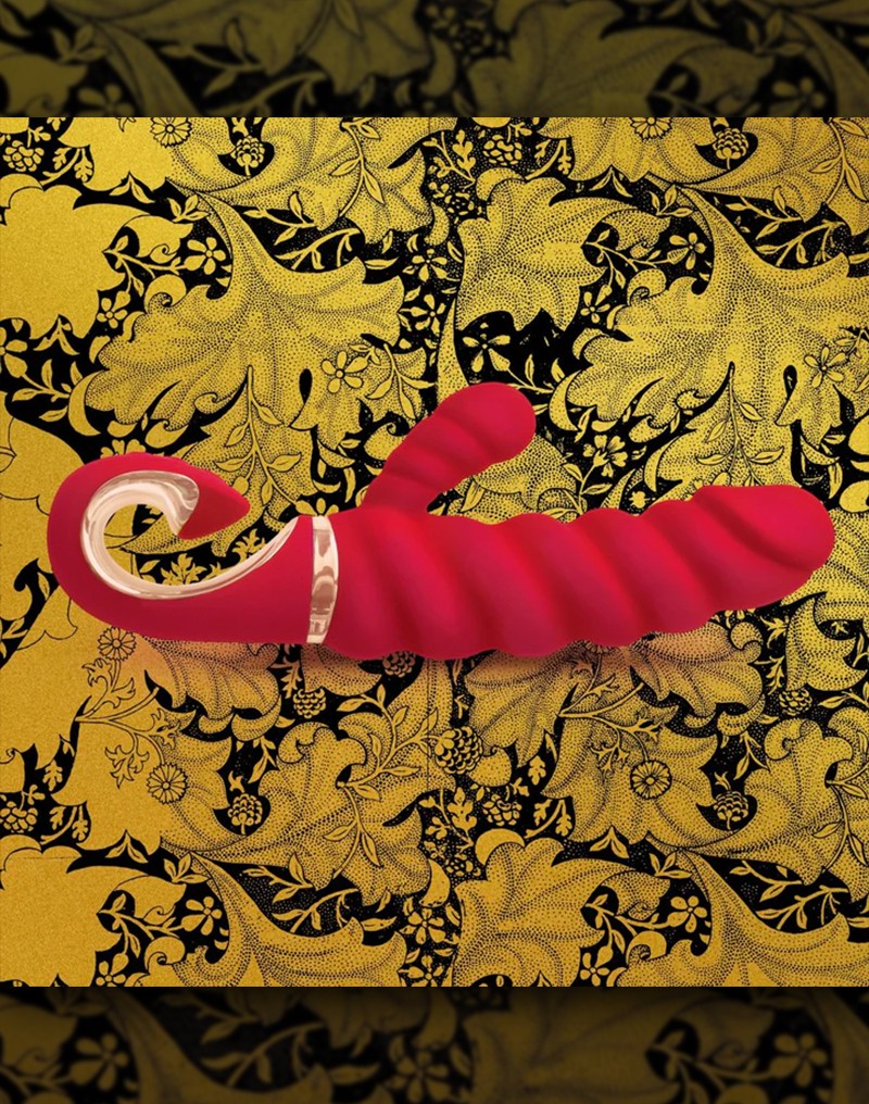 Gvibe - GCandy Mini - Gerippter Rabbit-Vibrator - Rot – Bild 12
