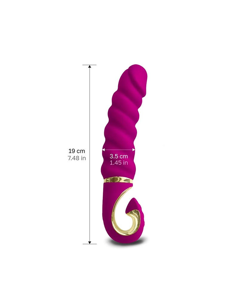 Gvibe - GJack Mini - Gerippter Vibrator - Fuchsia – Bild 3