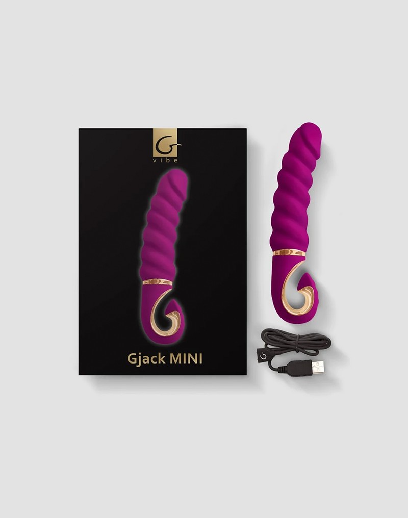 Gvibe - GJack Mini - Gerippter Vibrator - Fuchsia – Bild 6