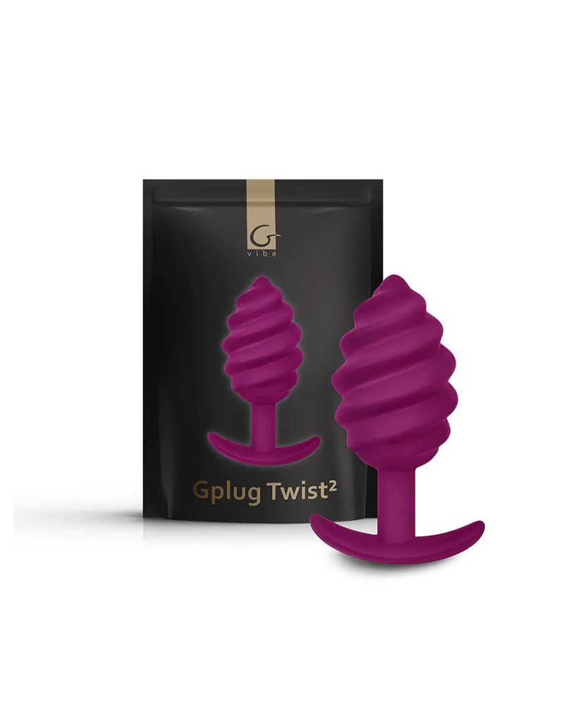 Gvibe – Gplug Twist 2 – Analplug – Violett