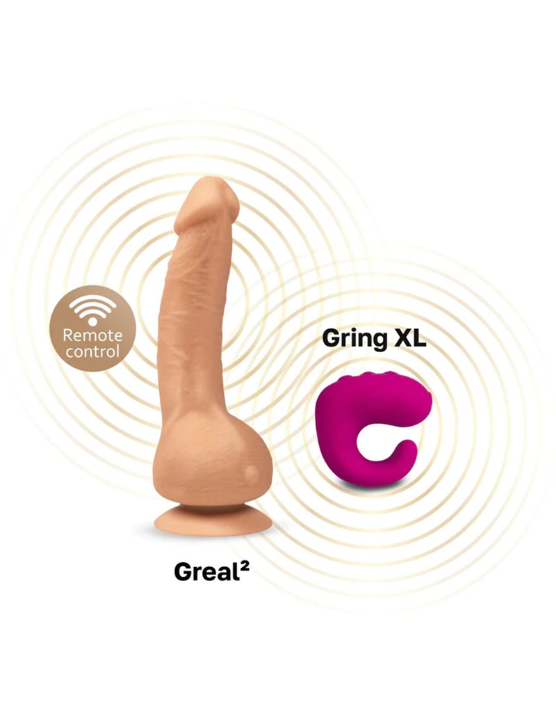 Gvibe - Greal Mini - Vibrierender Dildo - Nude – Bild 5