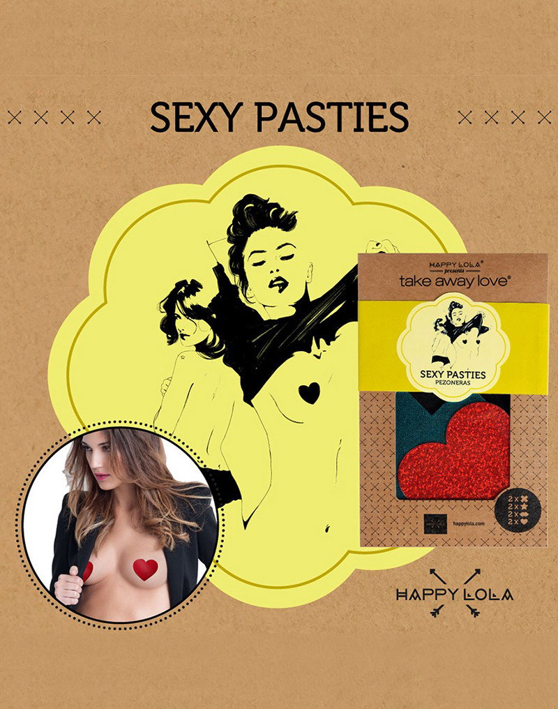 Happy Lola - Sexy Pasties Nippel Covers 4 Paare – Bild 4